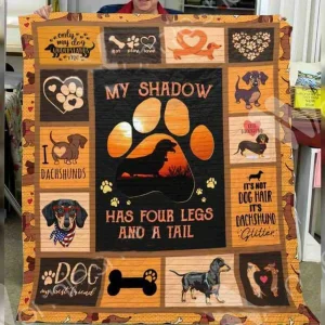 Dachshunds Paws Quilt Wdv and Home Decor