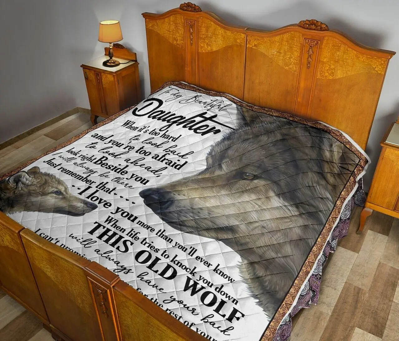 Dad To Daughter Quilt Blanket Dhc02011463Dd and Home Decor