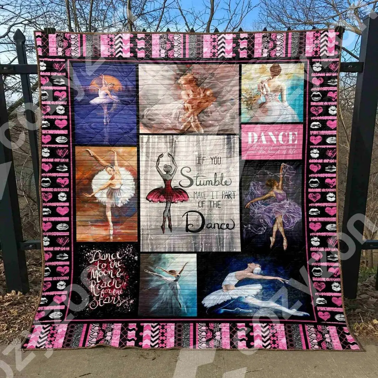 Dancing DHCDHC DT2210 Quilt Blanket and Home Decor
