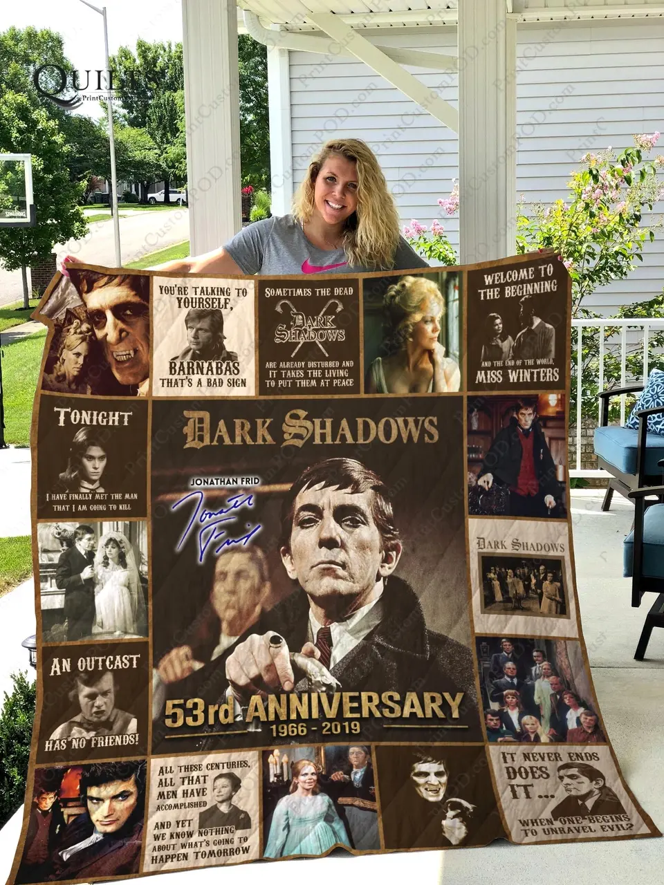 Dark Shadows Quilt Blanket Ver 1 and Home Decor