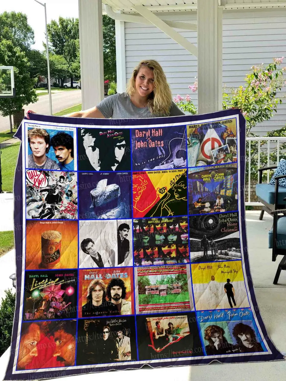 Daryl Hall & John Oates Quilt Blanket 01 and Home Decor