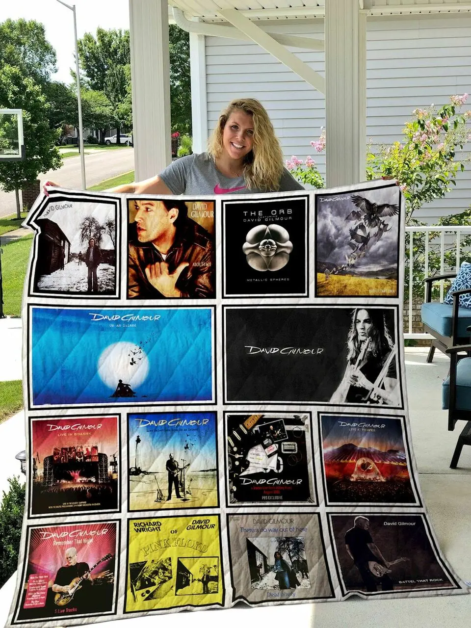 David Gilmour Quilt Blanket and Home Decor