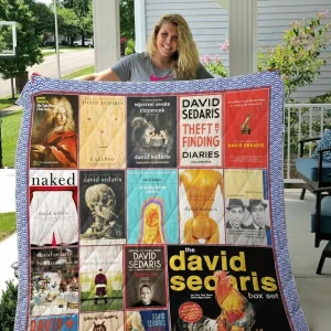 David Sedaris Books Quilt Blanket and Home Decor