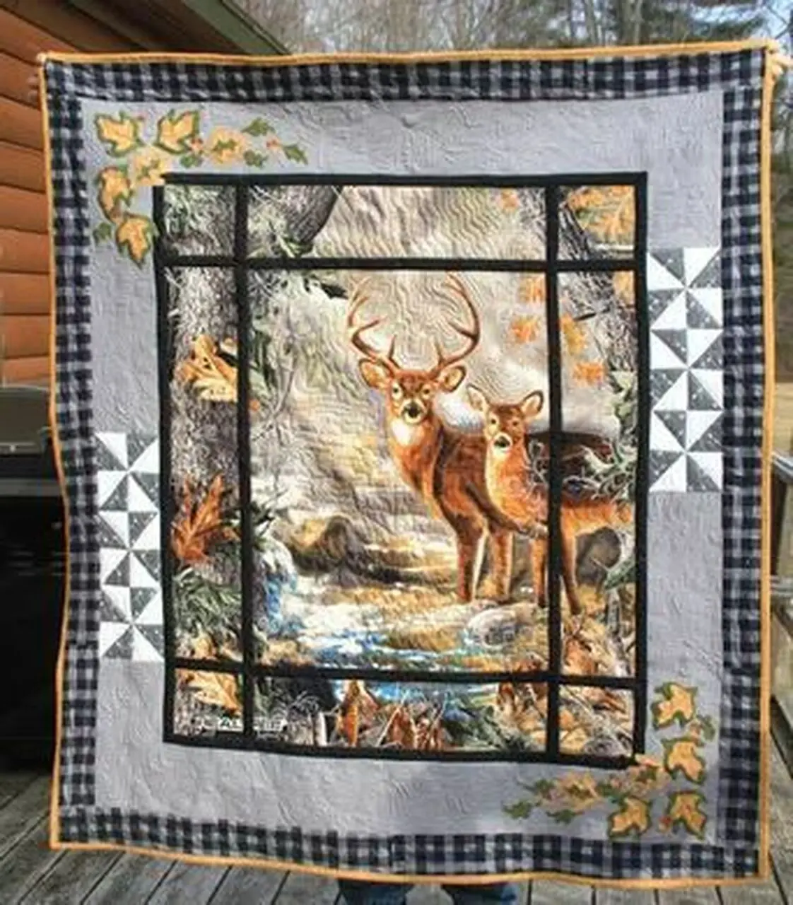 Deer Clp210628 Quilt Blanket and Home Decor