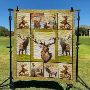 Deer DHCLD0909 Quilt Blanket and Home Decor