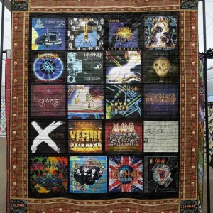 Def Leppard Blanket Th1607 Quilt and Home Decor