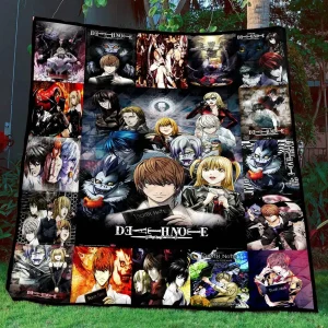 Deno Tml310703 Death Note Quilt Blanket Quilt and Home Decor