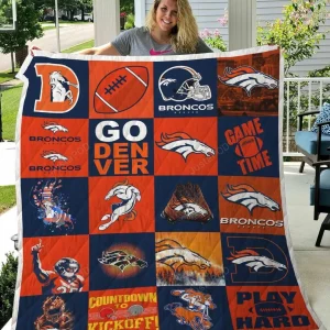 Denver Broncos Quilt Blanket and Home Decor