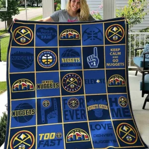 Denver Nuggets Blanket Th0207 Quilt and Home Decor
