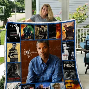 Denzel Washington Quilt Blanket 02 and Home Decor