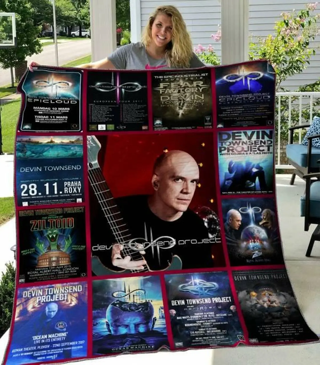 Devin Townsend Quilt Blanket Hvt070617 Quilt and Home Decor
