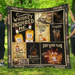 DewarS Whiskey Inspire Me Gift Idea Quilt and Home Decor