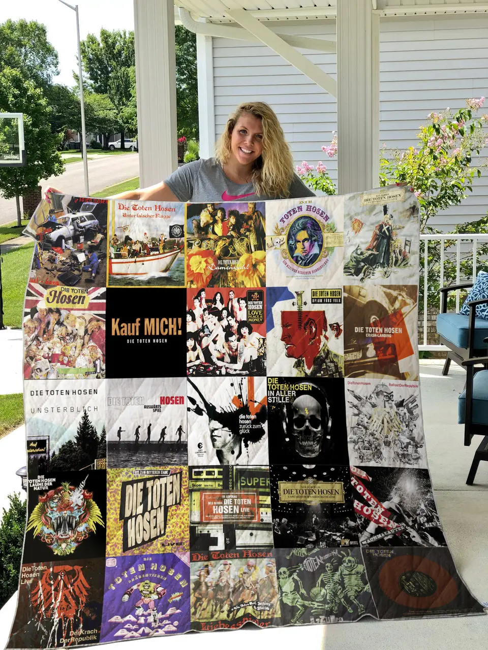 Die Toten Hosen Quilt Blanket and Home Decor