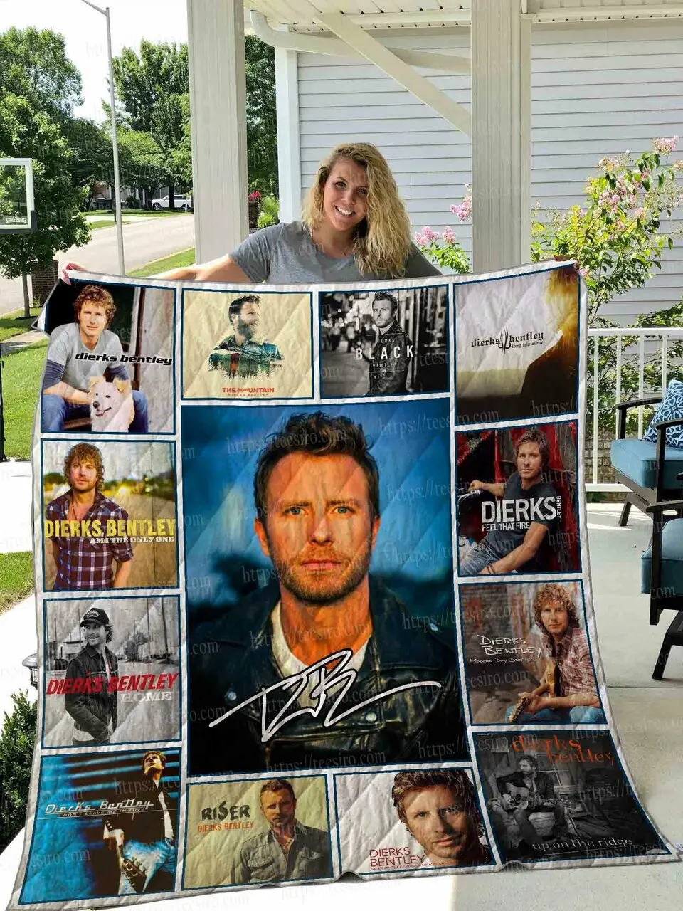 Dierks Bentley Quilt Blanket 01 and Home Decor