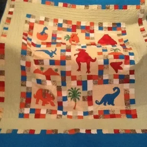 Dinosaur Cla0910199Q Quilt Blanket and Home Decor