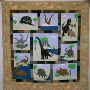 Dinosaur Cla2210161Q Quilt Blanket and Home Decor