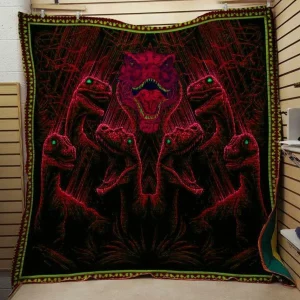 Dinosaur Quilt V4 and Home Decor