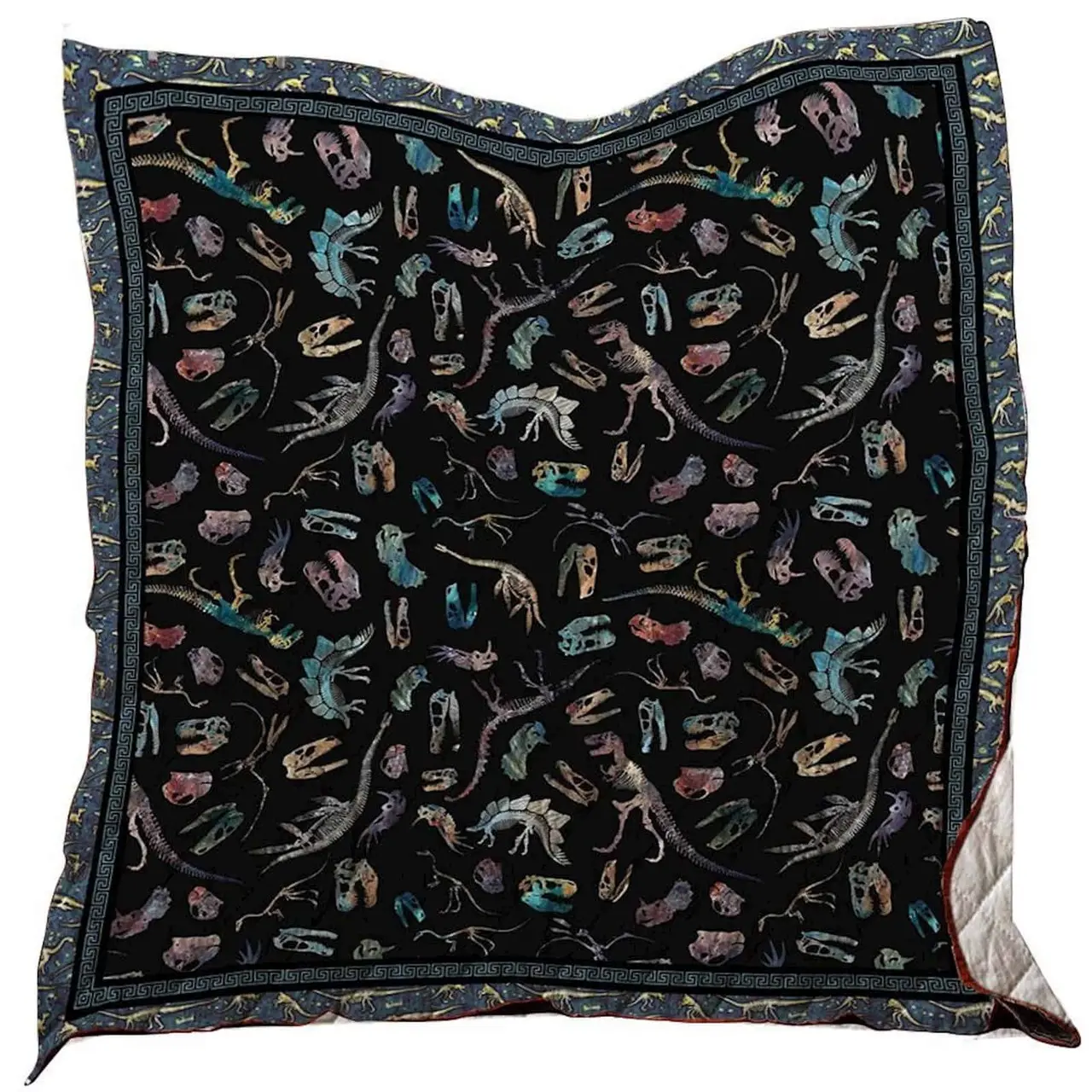 Dinosaur Washable Quilt 1601-03 and Home Decor