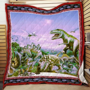 Dinosaur World Quilt Kb3 and Home Decor