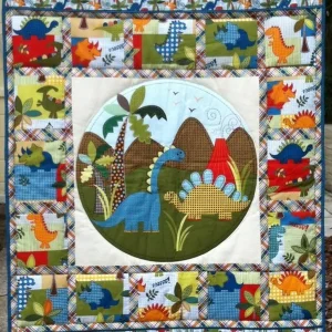 Dinosaurcl070643 Quilt Blanket and Home Decor