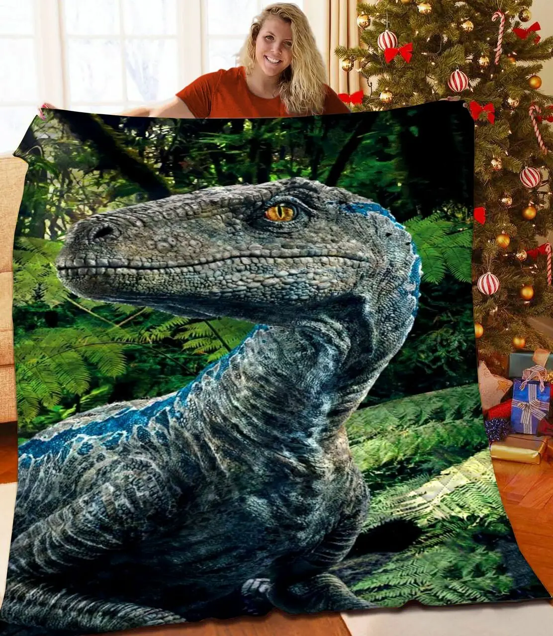 Dinosaurios 3D Customized Quilt TUH87617 PLEN2407 and Home Decor