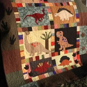 Dinosaurs Cl120602 Quilt Blanket and Home Decor