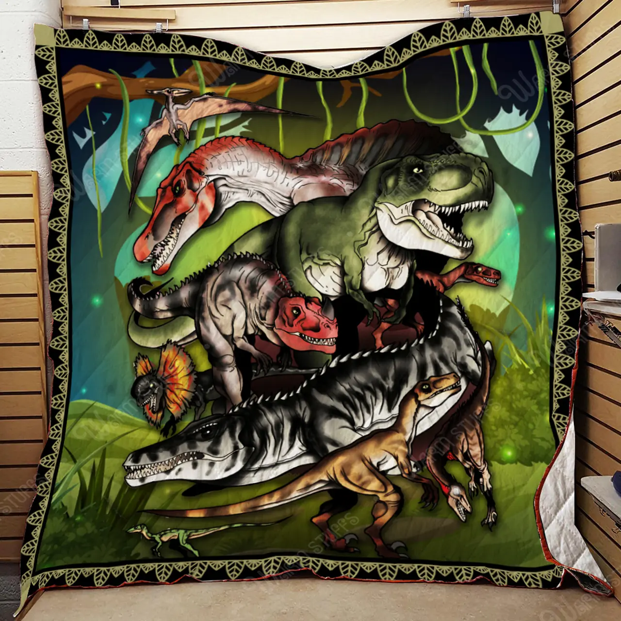 Dinosaurs Quilt Bp and Home Decor