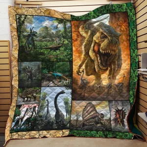 Dinosaurus World Quilt Blanket Quilt and Home Decor