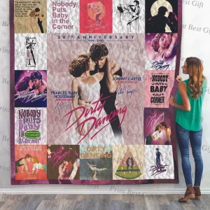 Dirty Dancing Poster Quilt Blanket Ver 2 and Home Decor