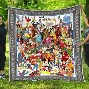 Disney Characters Premium Quilt Quilt and Home Decor