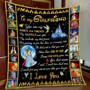 Disney Girlfriend Side By Side Quilt Gg and Home Decor