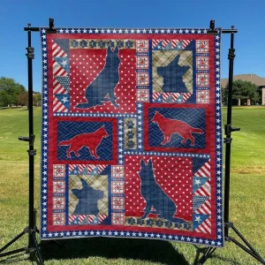 Dog 01 DHCLD0909 Quilt Blanket and Home Decor