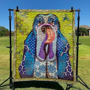 Dog DHCCNA0909 Quilt Blanket and Home Decor