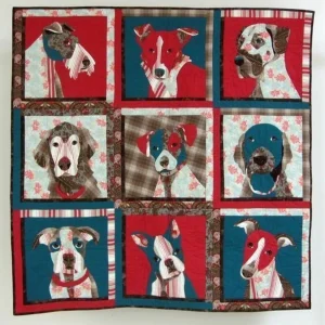 Dog Hur Quilt cy and Home Decor