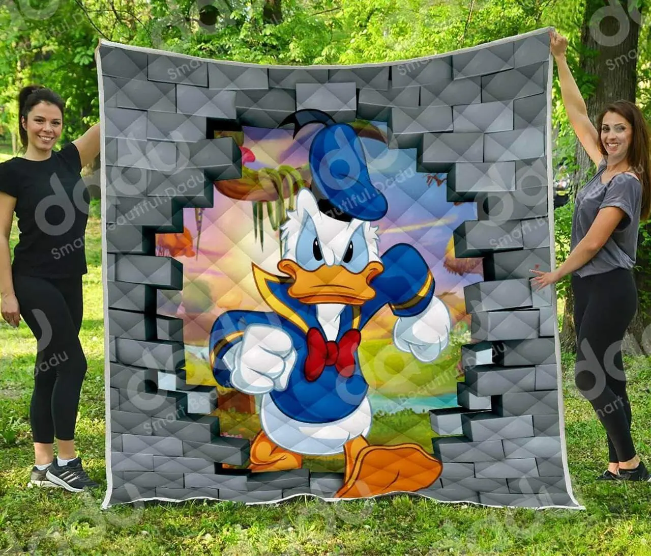 Donald 3D Premium Quilt Quilt and Home Decor