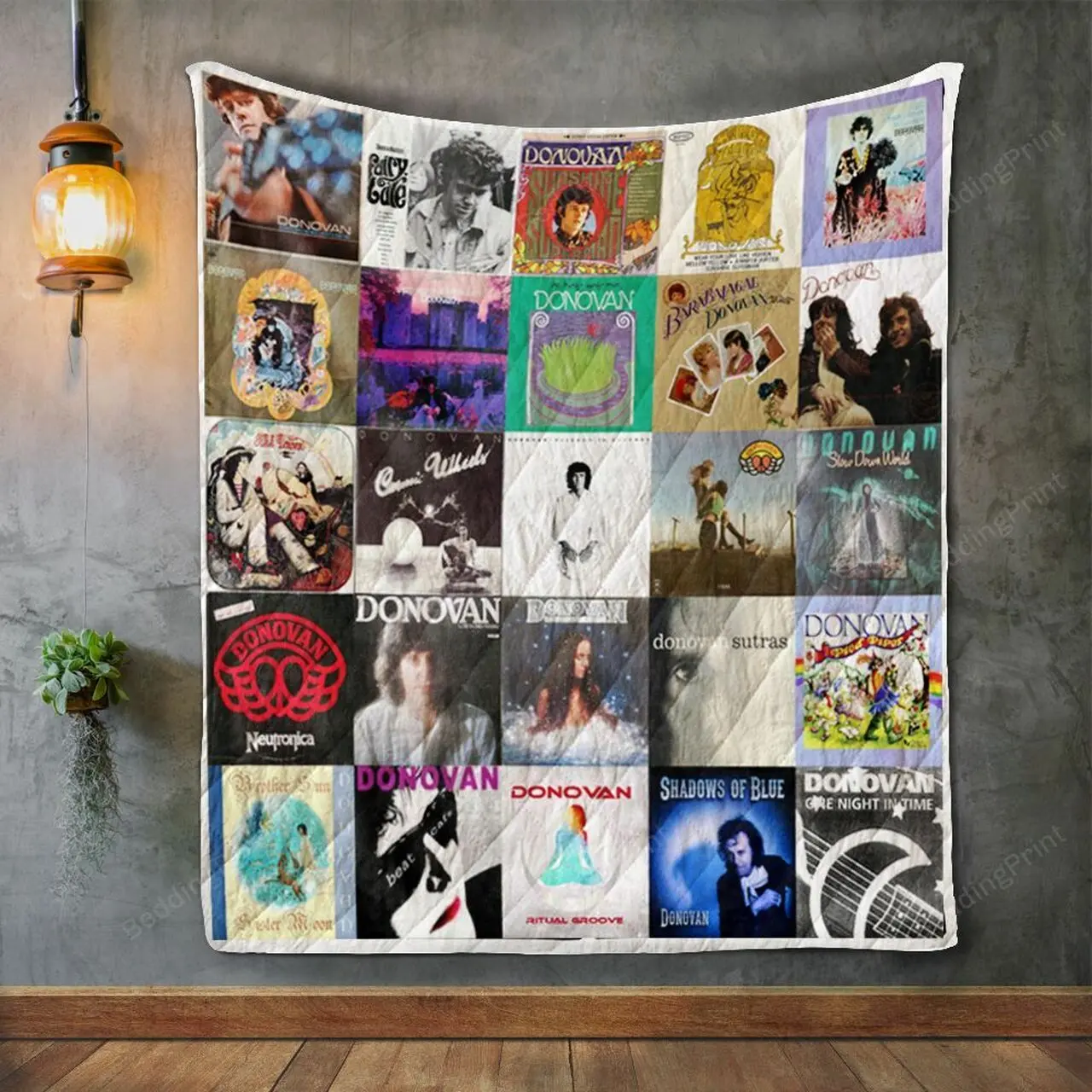 Donovan Album Covers Quilt Blanket and Home Decor