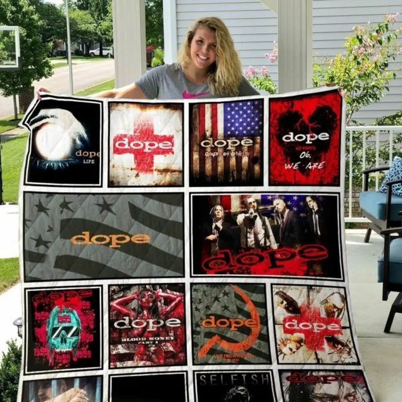 Dope 3D Personalized Customized Quilt Blanket 12 and Home Decor
