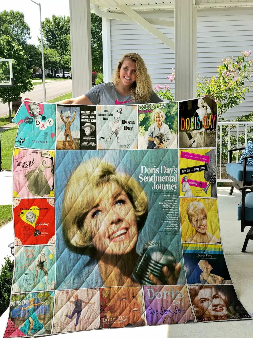 Doris Day Quilt Blanket 0890 and Home Decor