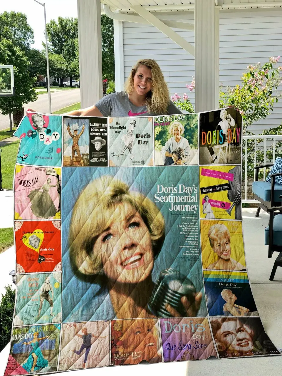 Doris Day Quilt Blanket 0890 and Home Decor