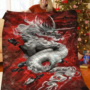 Dragon 3D Customized Quilt TUH87255 PLEN2407 and Home Decor