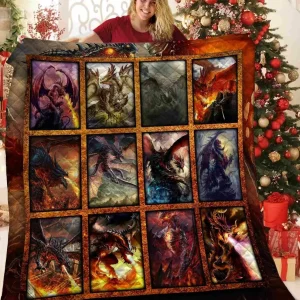 Dragon 3D Customized Quilt TUH87368 PLEN2407 and Home Decor