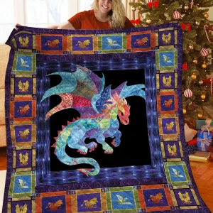 Dragon 3D Customized Quilt TUH87562 PLEN2407 and Home Decor