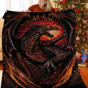 Dragon 3D Customized Quilt TUH87641 PLEN2407 and Home Decor