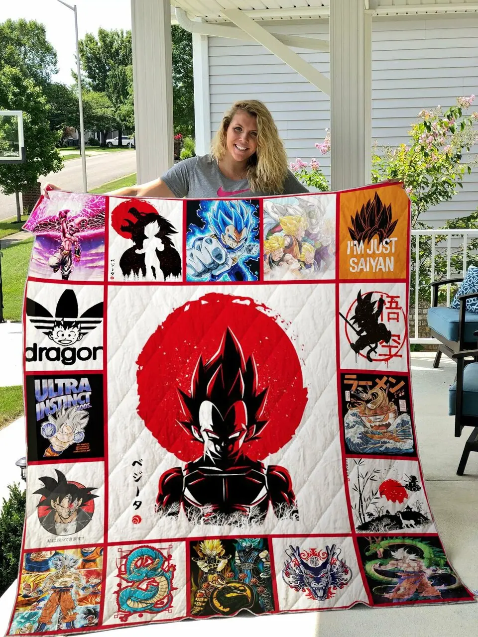 Dragon Ball Quilt Blanket 0763 and Home Decor