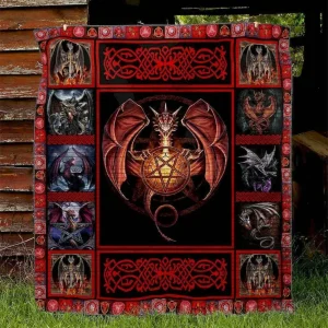 Dragon Celtic Nb110517 Quilt Blanket and Home Decor