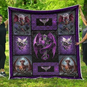 Dragon Cross Quilt Quilt and Home Decor