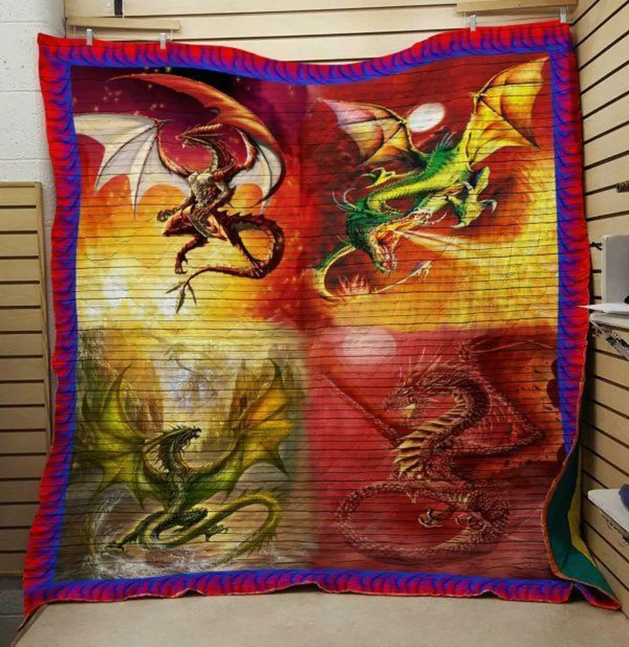 Dragon Fire Quilt and Home Decor