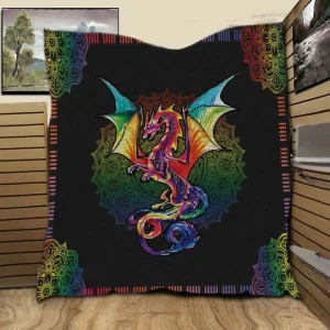 Dragon Loving Mandala GH7 NTTH011298 3D Customized Quilt and Home Decor