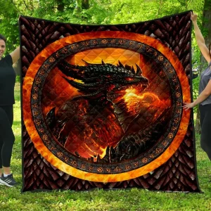 Dragon Quilt 01834 2 Quilt and Home Decor