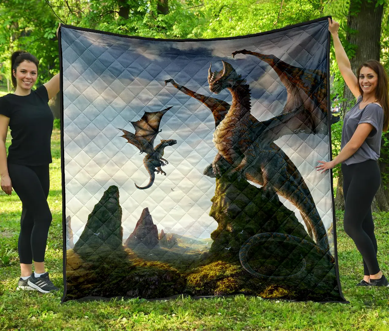 Dragon Quilt 02370 Quilt and Home Decor